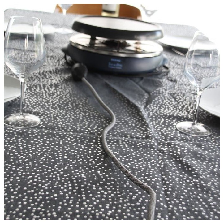 CHACON Prolongateur textile 5m 3x1,5m2 textile cable & noire fiche plate noir/blanc CHACON Prolongateur textile 5m 3x1,5m2 textile cable & noire fiche plate noir/blanc