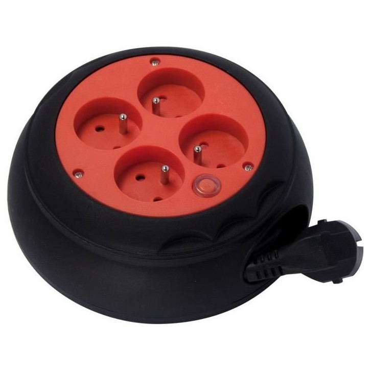 Cassette d'enroulement - CHACON - 4 x 16 A - 4 m (FR) - Orange Cassette d'enroulement - CHACON - 4 x 16 A - 4 m (FR) - Orange