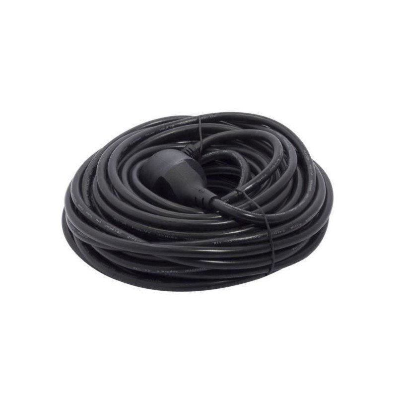 CHACON Prolongateur HO5VVF 3 x 1,5 mm² 20 m - Noir CHACON Prolongateur HO5VVF 3 x 1,5 mm² 20 m - Noir