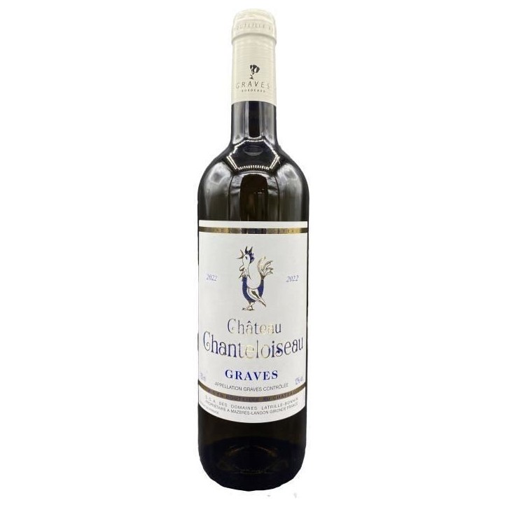 Château Chanteloiseau 2024 Graves - Vin blanc de Bordeaux