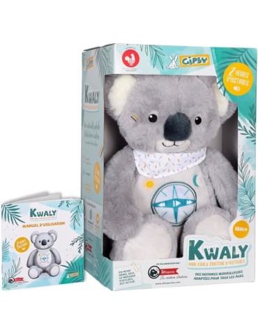 Peluche - Gipsy Toys - Kwaly mon Koala conteur d'histoires - Peluche qui parle interactive