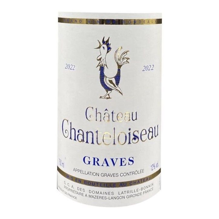 Château Chanteloiseau 2024 Graves - Vin blanc de Bordeaux
