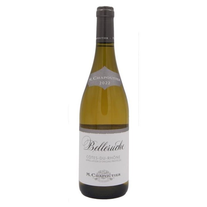 Maison Chapoutier Cuvée Belleruche Côtes-du-Rhône - Vin blanc de la Vallée du Rhône 2023