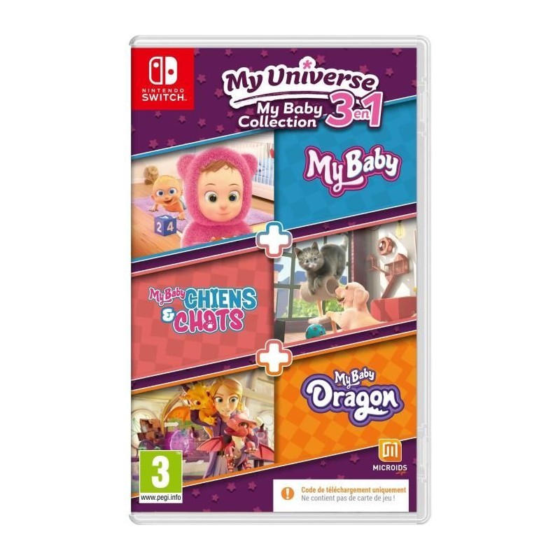 My Universe : My Baby Collection 3 en 1 - Jeu Nintendo Switch - Code i