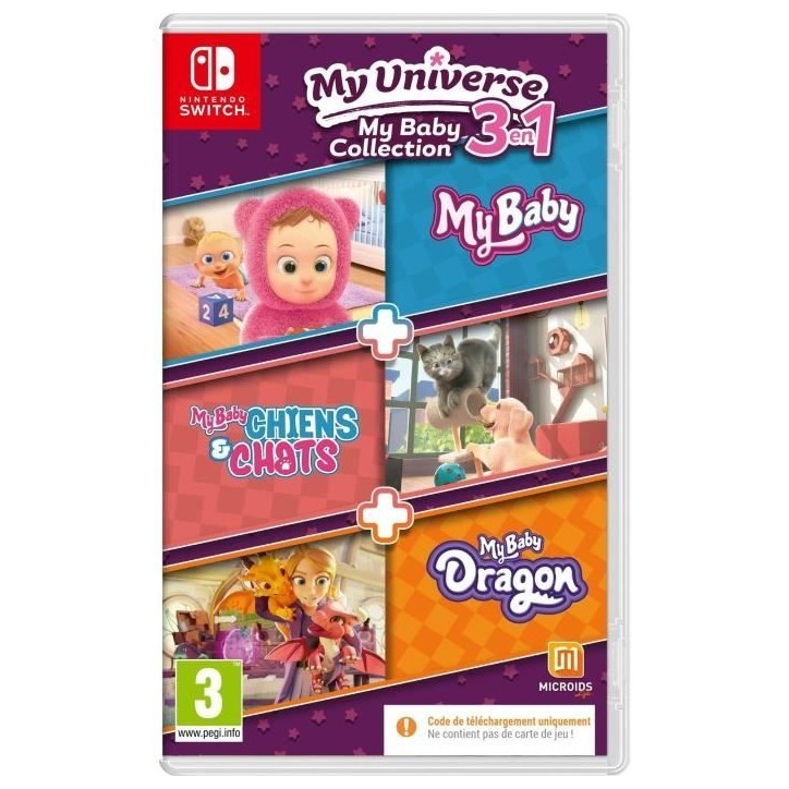 My Universe : My Baby Collection 3 en 1 - Jeu Nintendo Switch - Code in a Box My Universe : My Baby Collection 3 en 1 - Jeu Nintendo Switch - Code in a Box