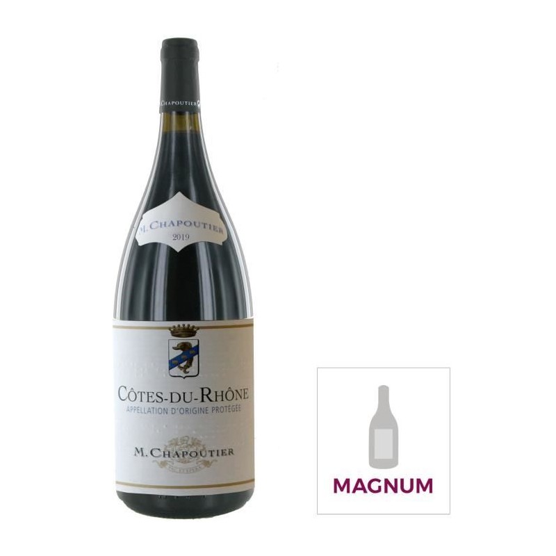 Magnum M. Chapoutier 2024 Côtes-du-Rhône - Vin rouge de la Vallée d Magnum M. Chapoutier 2024 Côtes-du-Rhône - Vin rouge de la Vallée d