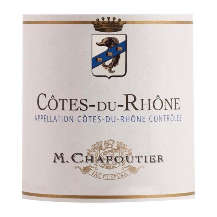 M. Chapoutier 2024 Côtes-du-Rhône - Vin rouge de la Vallée du Rhône