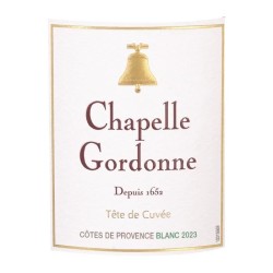 Chapelle Gordonne 2023 Côtes de Provence - Vin blanc de Provence - Bi