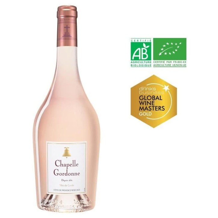 Chapelle Gordonne 2023 Côtes de Provence - Vin rosé de Provence - Bio