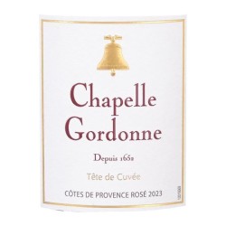 Chapelle Gordonne 2023 Côtes de Provence - Vin rosé de Provence - Bi