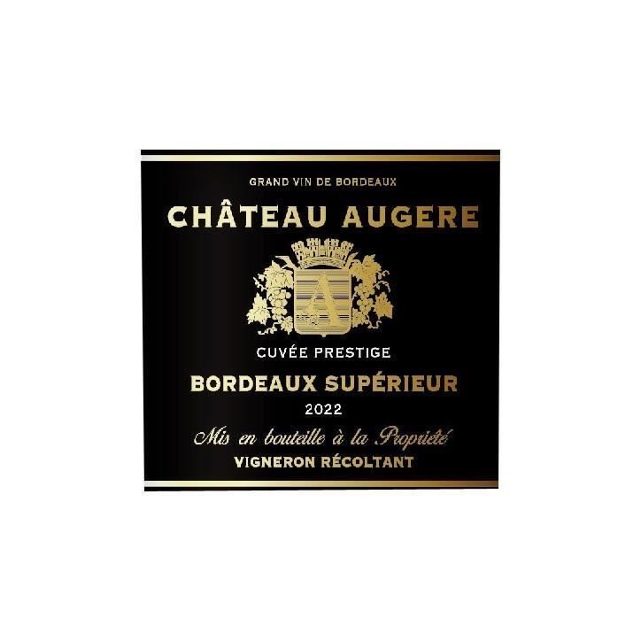 Château Augere Cuvée Prestige 2022 Bordeaux Supérieur - Vin rouge de Bordeaux