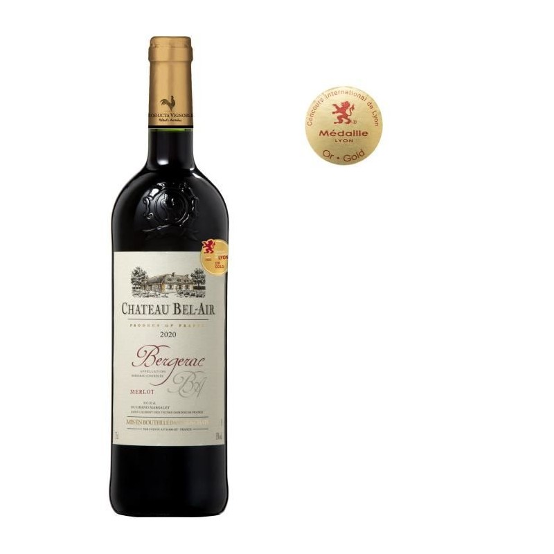 Château Bel-Air 2020 Bergerac - Vin rouge du Sud Ouest Château Bel-Air 2020 Bergerac - Vin rouge du Sud Ouest