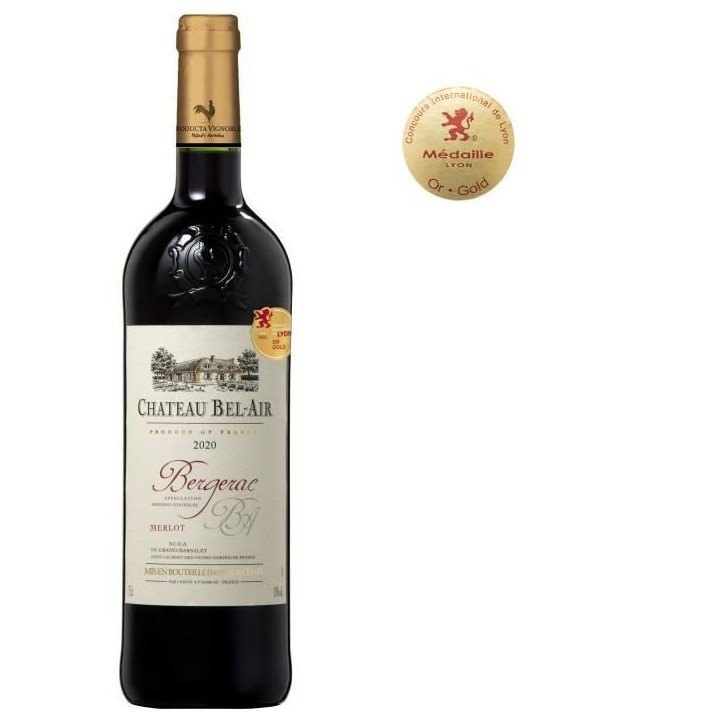 Château Bel-Air 2020 Bergerac - Vin rouge du Sud Ouest