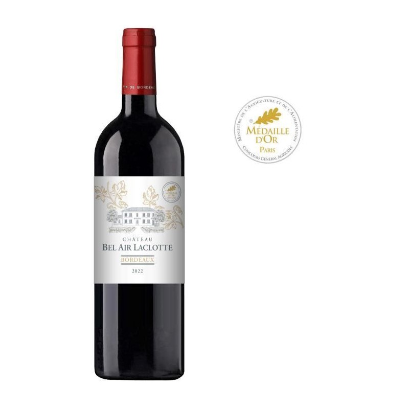 Château Bel Air Laclotte 2022 Bordeaux - Vin rouge de Bordeaux Château Bel Air Laclotte 2022 Bordeaux - Vin rouge de Bordeaux