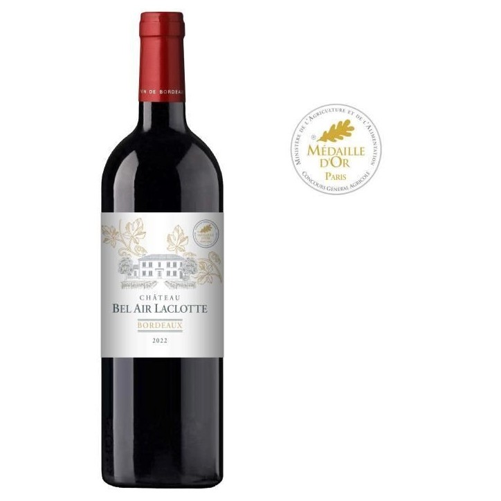 Château Bel Air Laclotte 2022 Bordeaux - Vin rouge de Bordeaux
