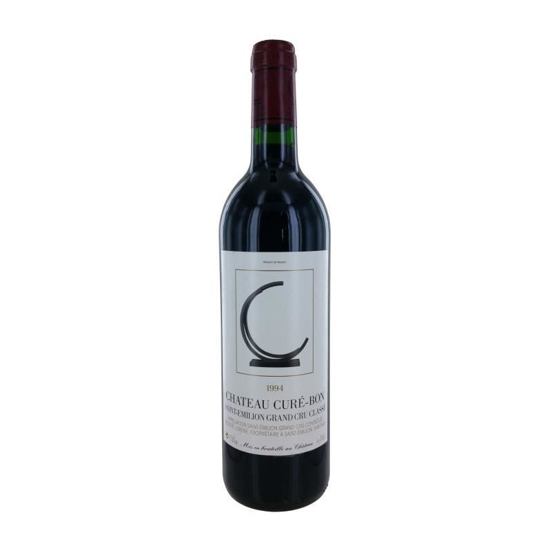 Château Curé-Bon 1994 Saint-Emilion Grand Cru - Vin rouge de Bordeau Château Curé-Bon 1994 Saint-Emilion Grand Cru - Vin rouge de Bordeau