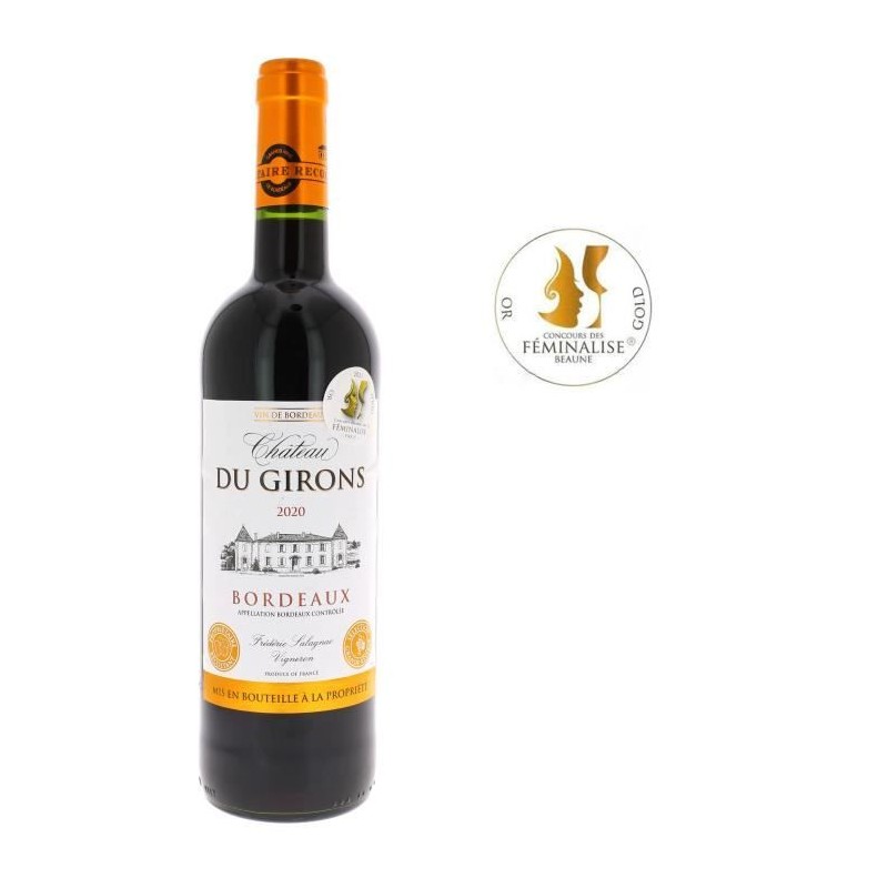 Château Du Girons 2020 Bordeaux - Vin rouge de Bordeaux Château Du Girons 2020 Bordeaux - Vin rouge de Bordeaux