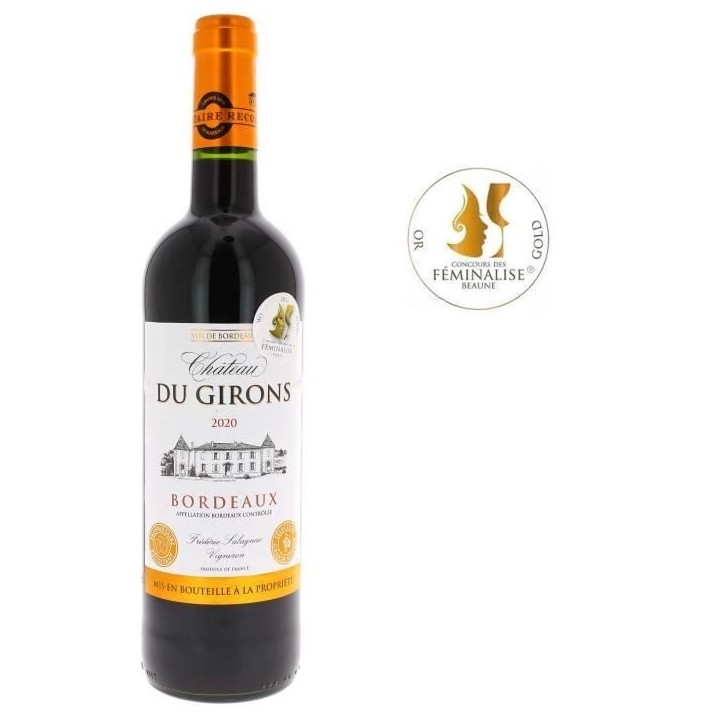 Château Du Girons 2020 Bordeaux - Vin rouge de Bordeaux