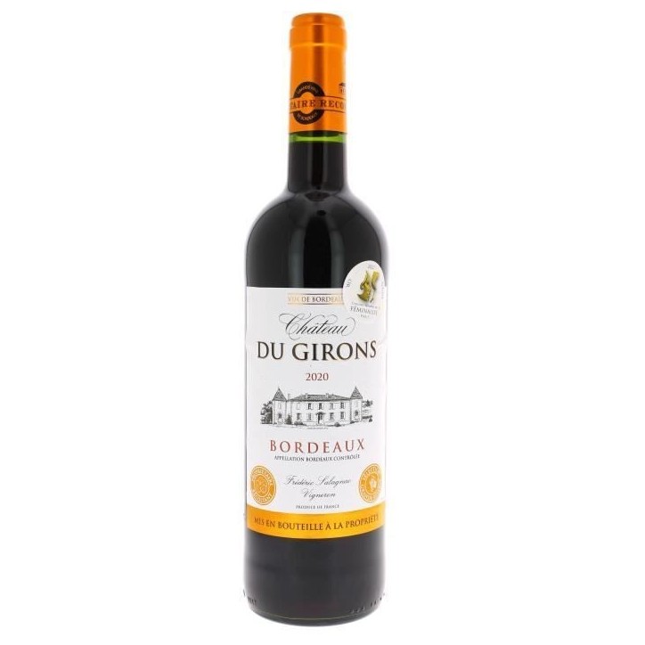 Château Du Girons 2020 Bordeaux - Vin rouge de Bordeaux