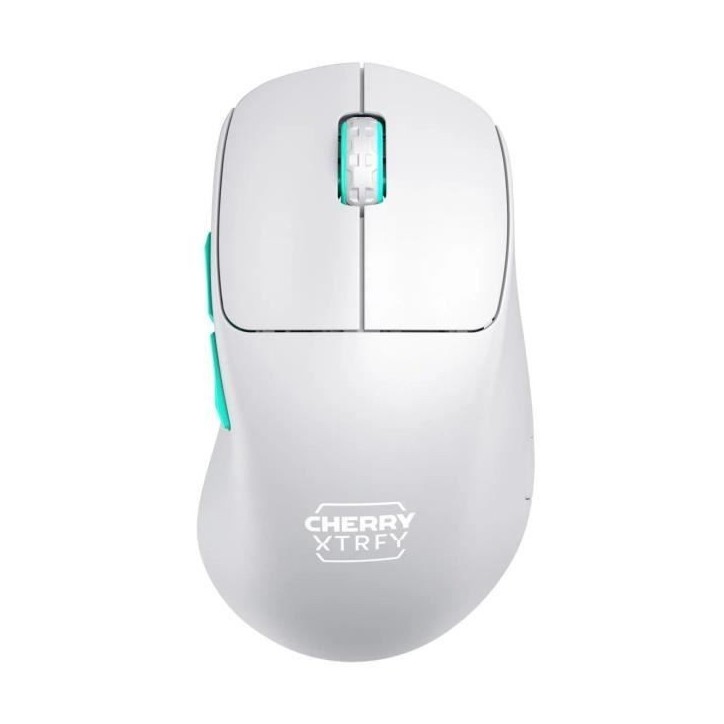 Souris de gaming ultra-légere 2,4 GHz - CHERRY XTRFY M64 WIRELESS - Blanc