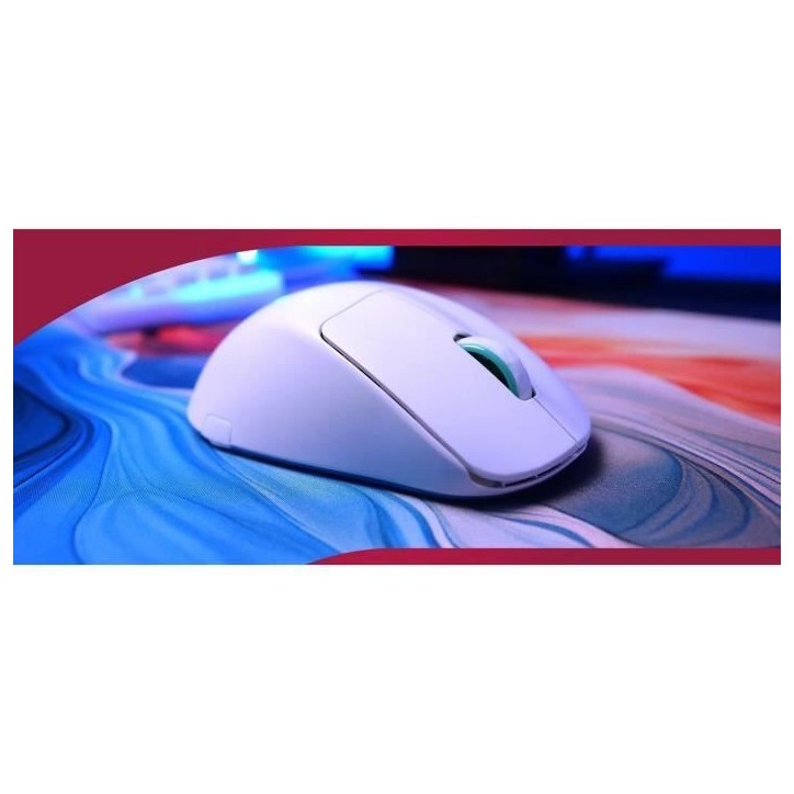 Souris de gaming ultra-légere 2,4 GHz - CHERRY XTRFY M64 WIRELESS - Blanc