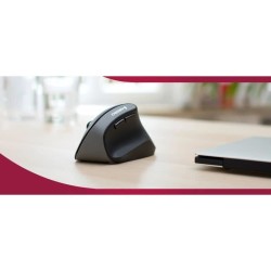 Souris sans fil ergonomique - CHERRY MW 4500 - Pour soulager le poigne