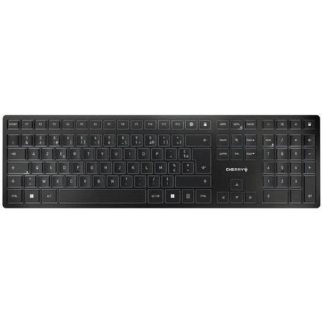 Clavier sans fil 2,4 GHz, Bluetooth - CHERRY KW 9100 SLIM - Rechargeab