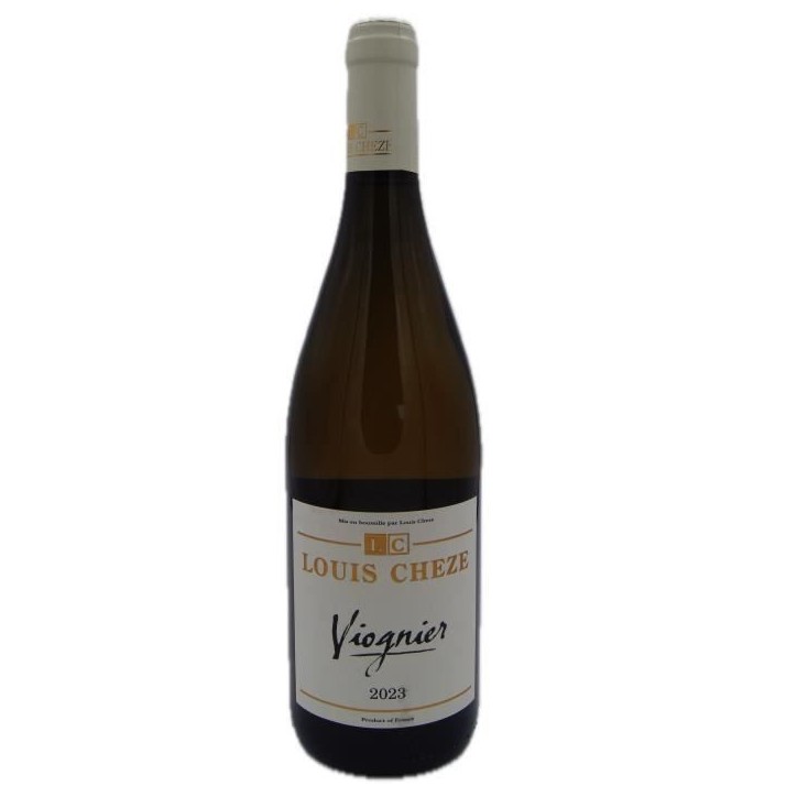 Maison Louis Cheze 2023 Collines Rhodaniennes Viognier - Vin blanc de la Vallée du Rhône