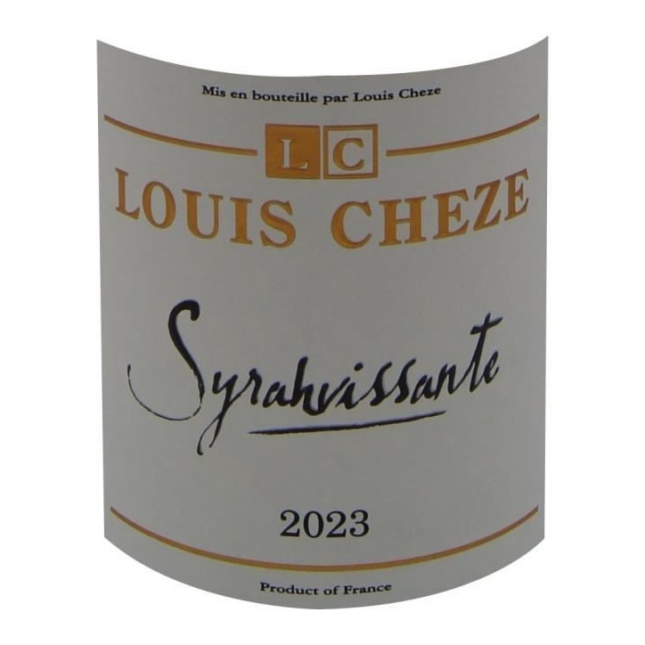 Maison Louis Cheze Cuvée Syrahvissante 2023 Collines Rhodaniennes - Vin rouge de la Vallée du Rhône