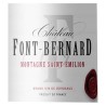 Château Font-Bernard 2022 Montagne Saint-Emilion - Vin rouge de Borde