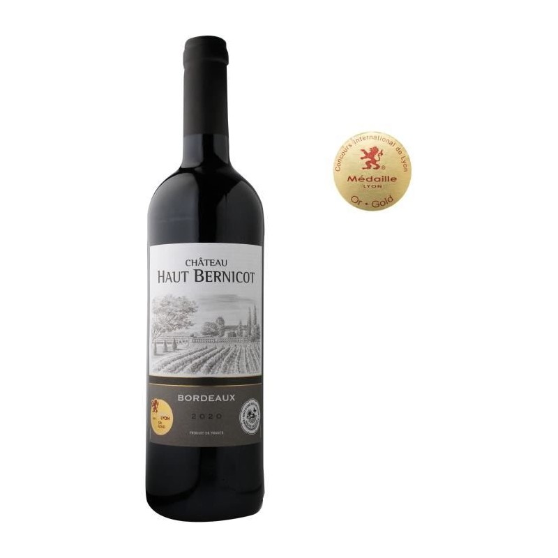 Château Haut Bernicot 2020 Bordeaux - Vin rouge de Bordeaux Château Haut Bernicot 2020 Bordeaux - Vin rouge de Bordeaux