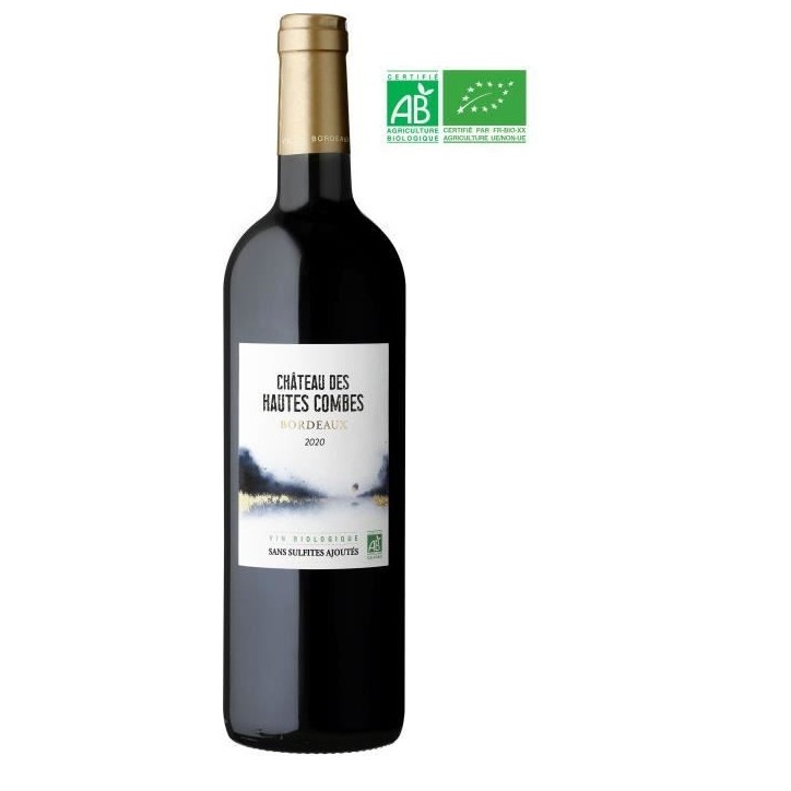 Château des Hautes Combes 2020 Bordeaux - Vin rouge de Bordeaux - Bio