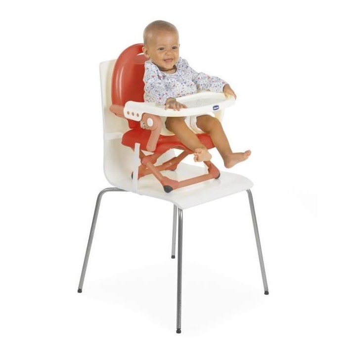 CHICCO Rehausseur Pocket Snack - Poppy red CHICCO Rehausseur Pocket Snack - Poppy red