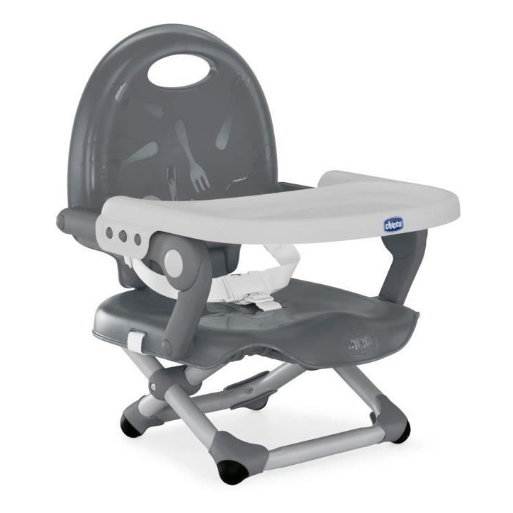 CHICCO Rehausseur de table Pocket Snack dark grey CHICCO Rehausseur de table Pocket Snack dark grey