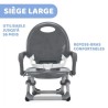 CHICCO Rehausseur de table Pocket Snack dark grey
