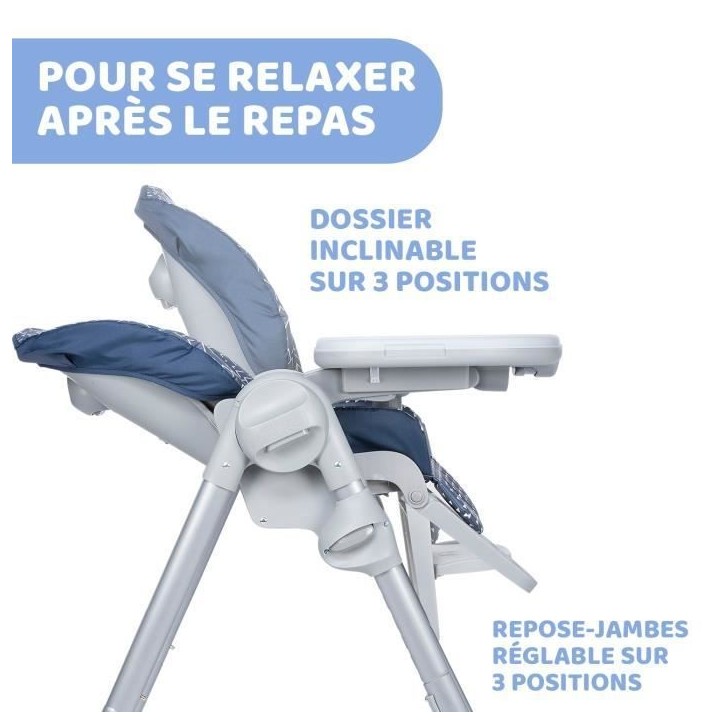 CHICCO - Chaise Haute Polly Easy Pinguin CHICCO - Chaise Haute Polly Easy Pinguin