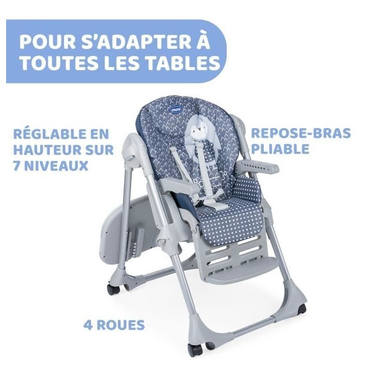 CHICCO - Chaise Haute Polly Easy Pinguin CHICCO - Chaise Haute Polly Easy Pinguin