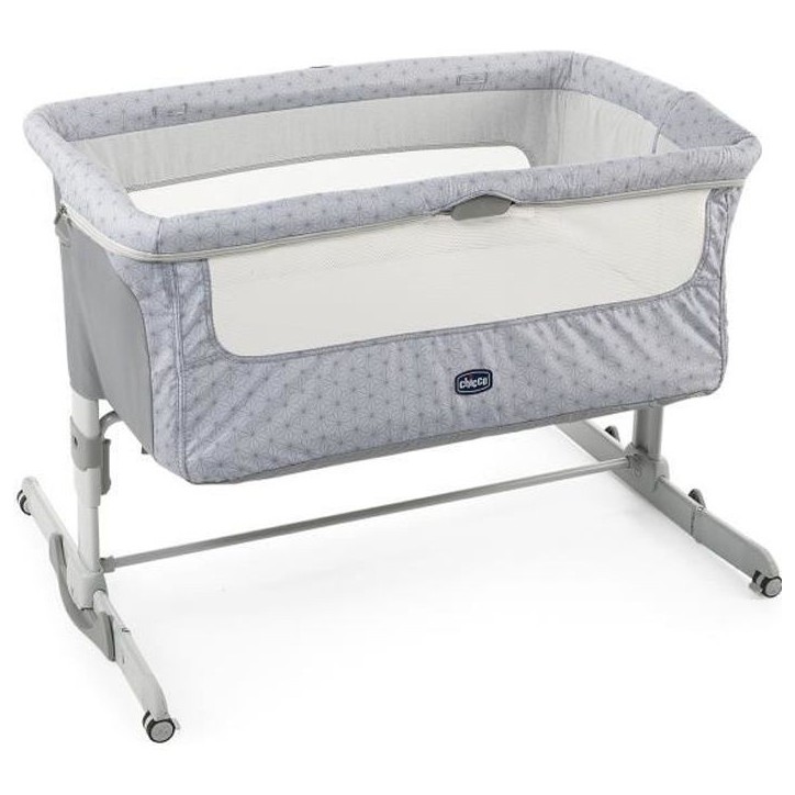 Berceau cododo Next2Me Dream Silver - CHICCO - A partir de 0 mois - Hauteur réglable - Matelas inclus Berceau cododo Next2Me Dream Silver - CHICCO - A partir de 0 mois - Hauteur réglable - Matelas inclus