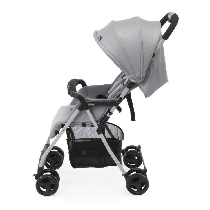 CHICCO Poussette compacte Ohlala 3 - Des la naissance - Jusqu'a 15kg - Dossier inclinable - Arceau de sécurité - Grey mist CHICCO Poussette compacte Ohlala 3 - Des la naissance - Jusqu'a 15kg - Dossier inclinable - Arceau de sécurité - Grey mist