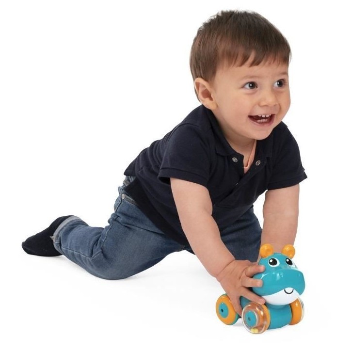 CHICCO - Hippo Sprint&go - Bleu et orange - Des 6 mois CHICCO - Hippo Sprint&go - Bleu et orange - Des 6 mois