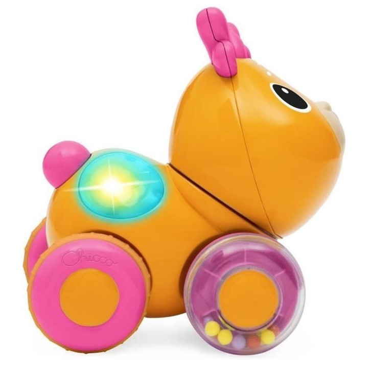 CHICCO - Faon Sprint&go - Orange et rose - Des 6 mois CHICCO - Faon Sprint&go - Orange et rose - Des 6 mois