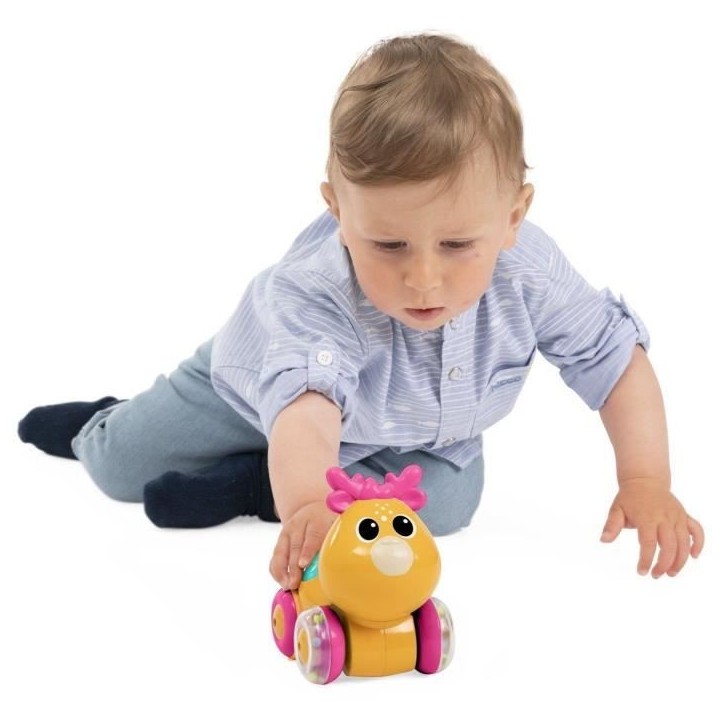 CHICCO - Faon Sprint&go - Orange et rose - Des 6 mois CHICCO - Faon Sprint&go - Orange et rose - Des 6 mois