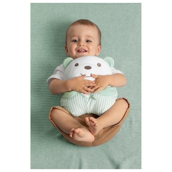 Peluche tendre Ourson - CHICCO - Vert - Des la naissance Peluche tendre Ourson - CHICCO - Vert - Des la naissance