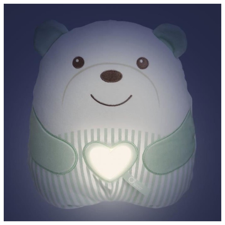 Peluche tendre Ourson - CHICCO - Vert - Des la naissance Peluche tendre Ourson - CHICCO - Vert - Des la naissance