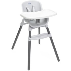 Chaise haute - CHICCO - Zest - Des 6 mois - Gris