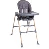 Chaise haute - CHICCO - Polly Essential - 0/3 ans - Gris Coal