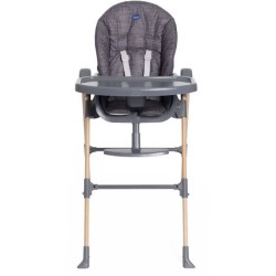 Chaise haute - CHICCO - Polly Essential - 0/3 ans - Gris Coal