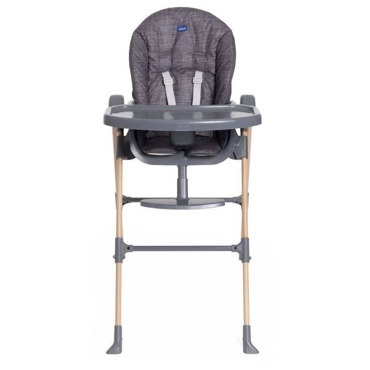 Chaise haute - CHICCO - Polly Essential - 0/3 ans - Gris Coal