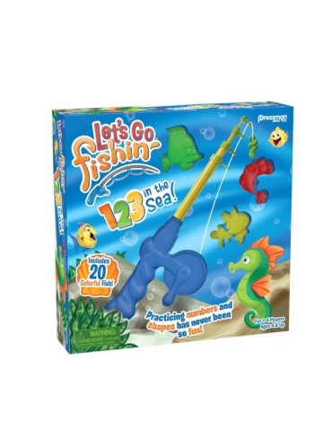 Jeu de peche Let's Go Fishin' 123 - GOLIATH - Pour enfants a partir de 4 ans - Multicolore