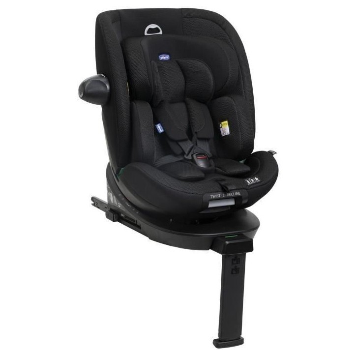 Siege-auto - CHICCO - EVERONE - Groupe 0/1/2/3 - I-Size - Pivotant - Inclinable - Réducteur - Noir Siege-auto - CHICCO - EVERONE - Groupe 0/1/2/3 - I-Size - Pivotant - Inclinable - Réducteur - Noir